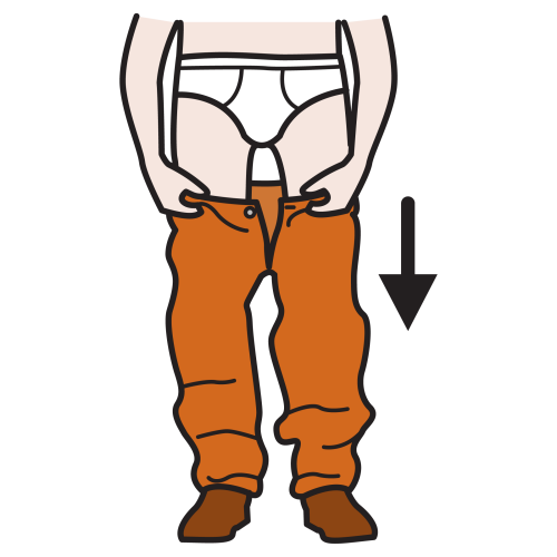 Me bajo el pantalón